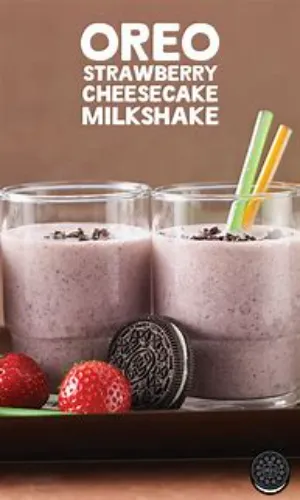 Strawberry Oreo Shake